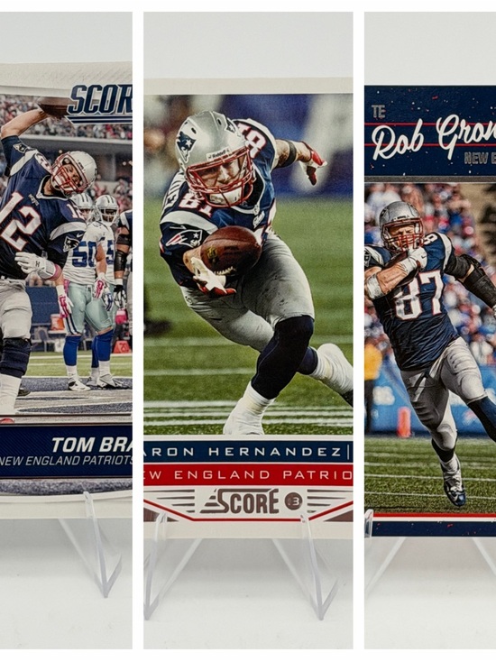 Panini Other - Patriots Greats Set Lot Tom Brady Aaron Hernandez Rob Gronkowski Cards Panini